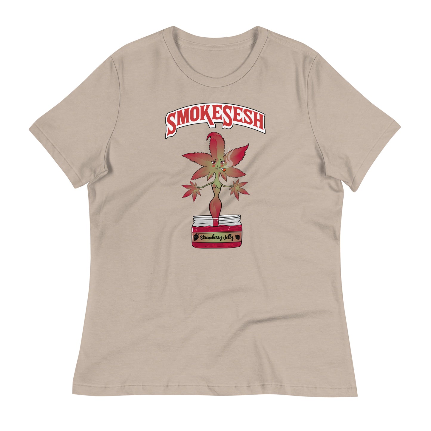 Smoke Seah Apparel Strawberry Jelly Women's Relaxed T-Shirt