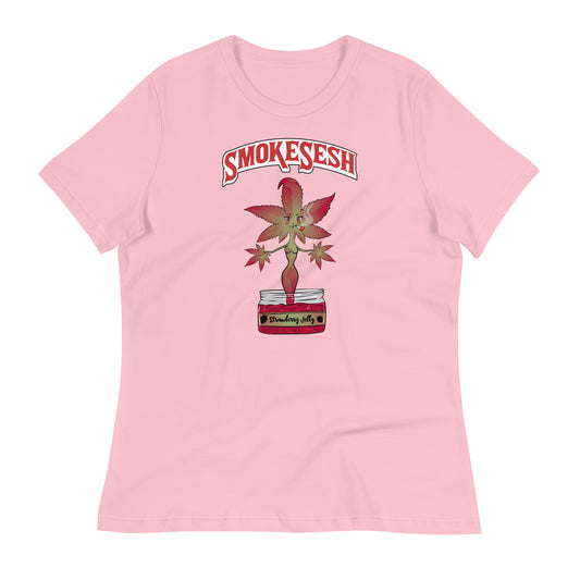 Smoke Seah Apparel Strawberry Jelly Women's Relaxed T-Shirt