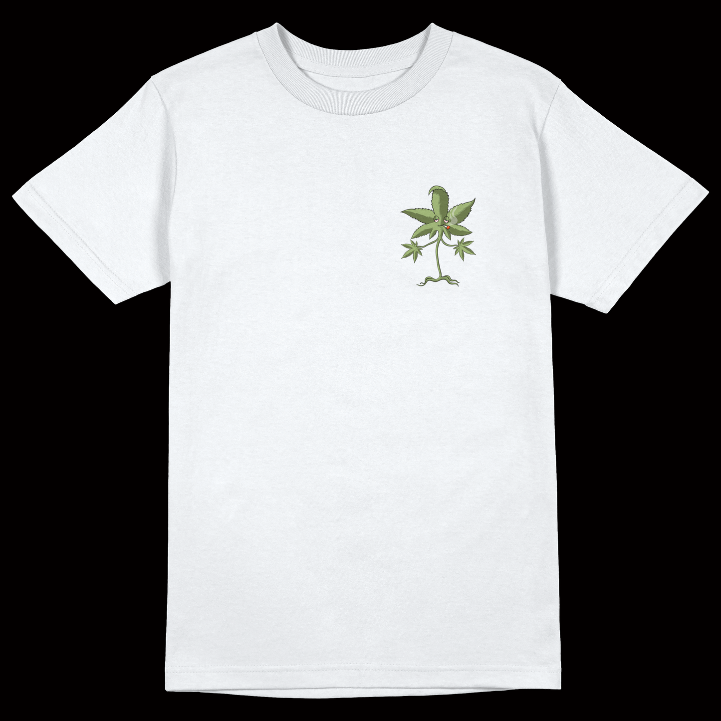 Short sleeve Smoke Sesh Apparel shirt in White