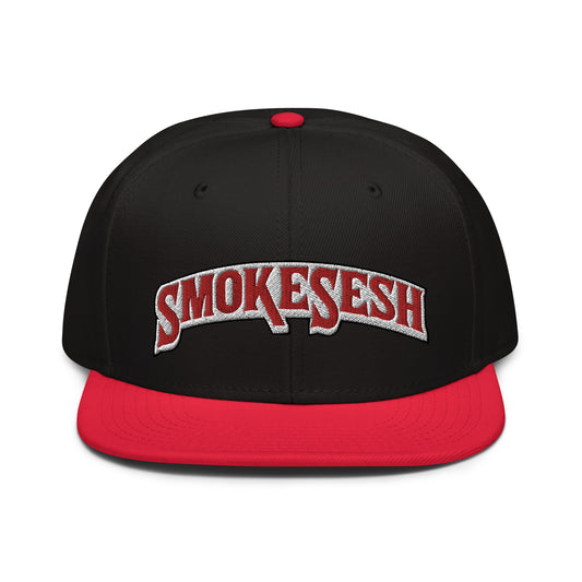 Smoke Sesh Apparel Backwoods style logo Snapback Hat