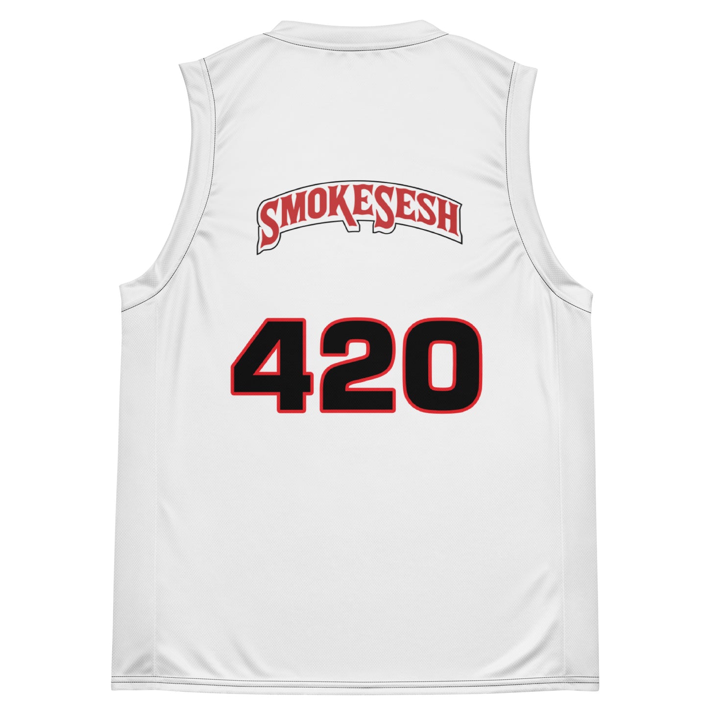 Smoke Sesh Apparel Recycled unisex basketball jersey