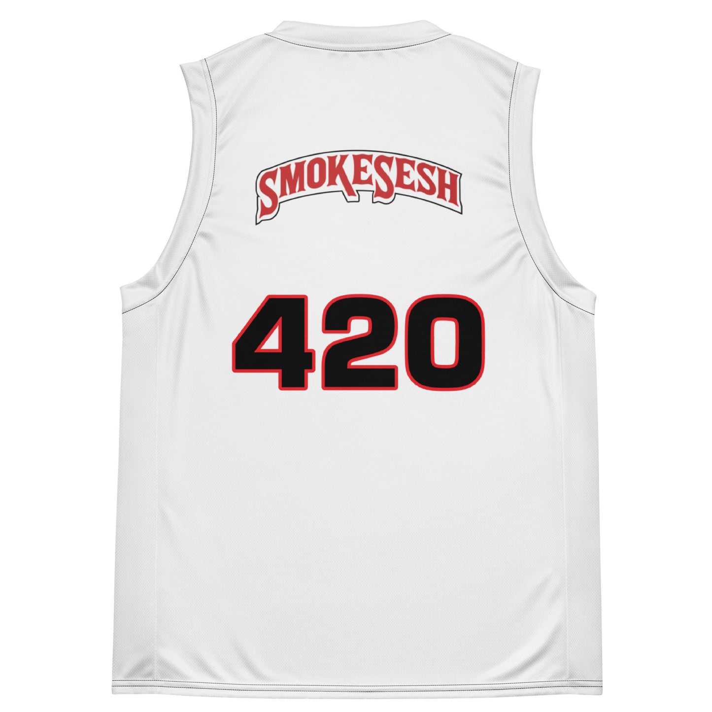 Smoke Sesh Apparel Recycled unisex basketball jersey