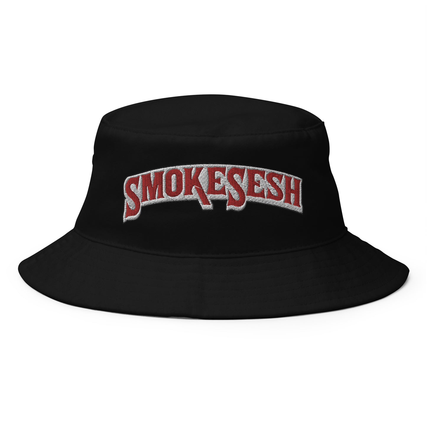 Smoke Sesh Backwoods style logo Bucket Hat