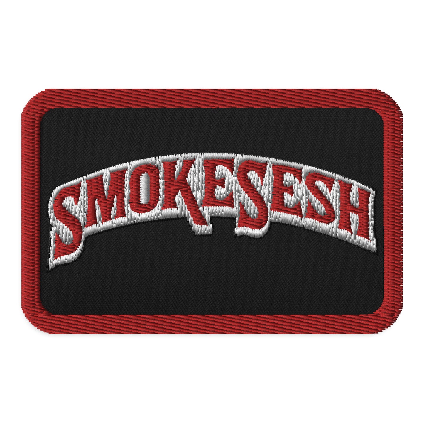 Smoke Sesh Backwoods style logo Embroidered patches