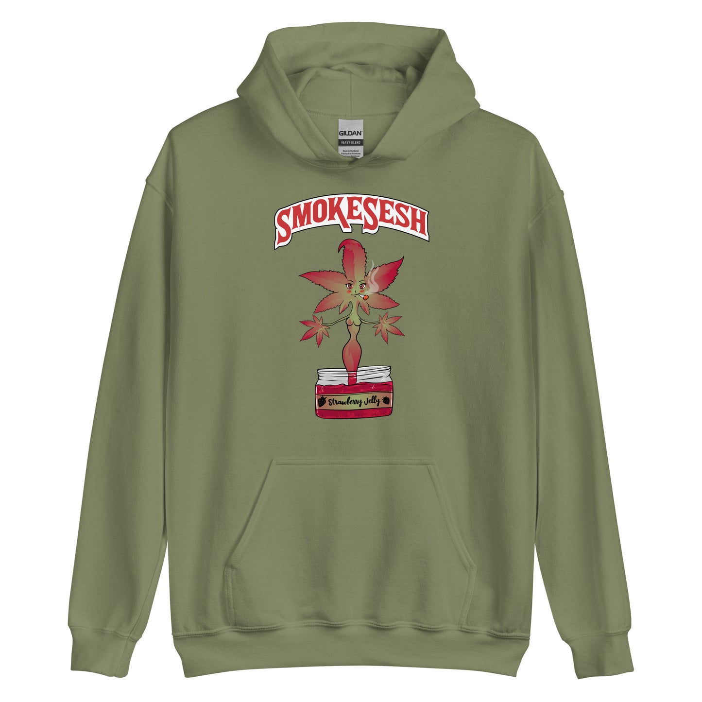 Smoke Sesh Apparel Strawberry Jelly Unisex Hoodie