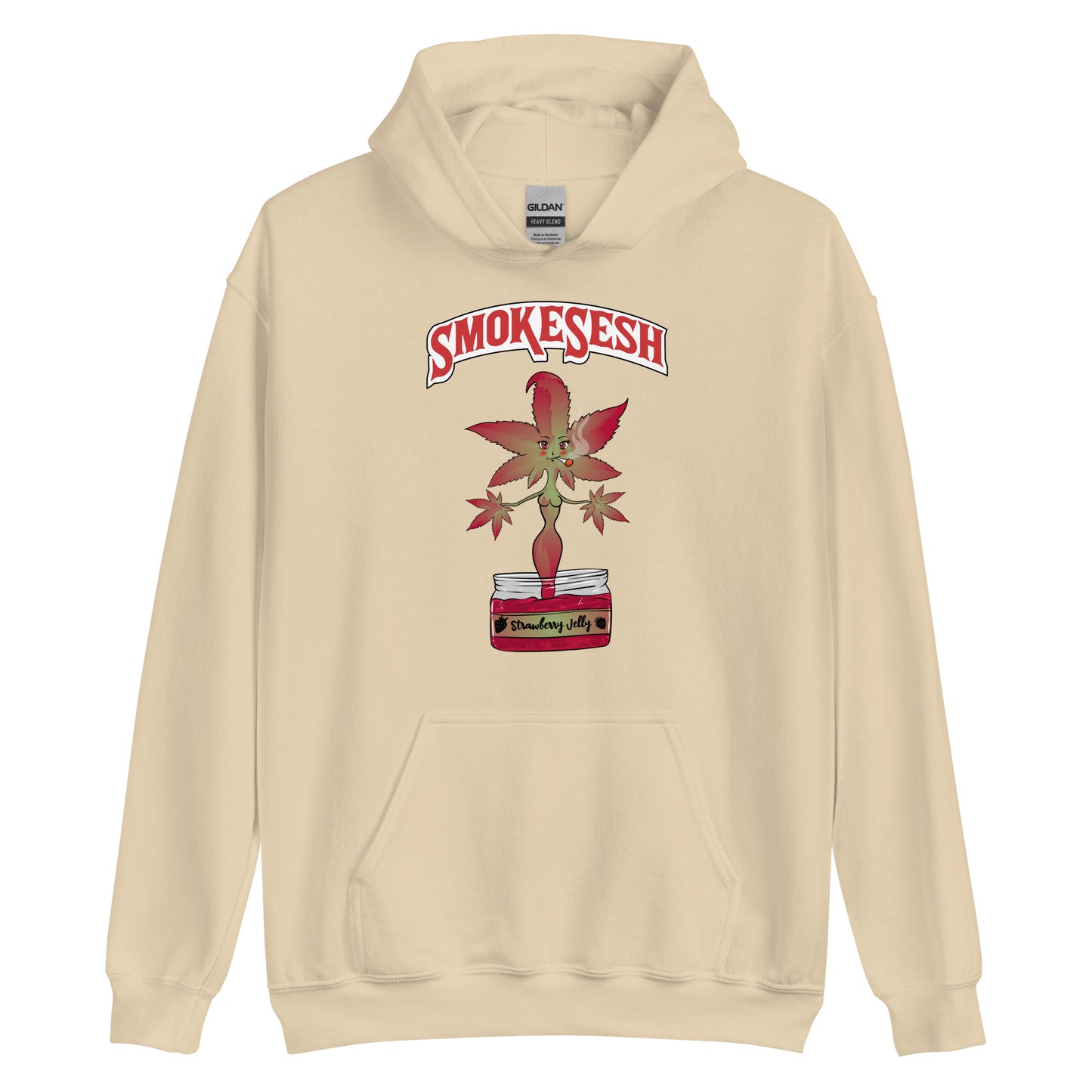 Smoke Sesh Apparel Strawberry Jelly Unisex Hoodie