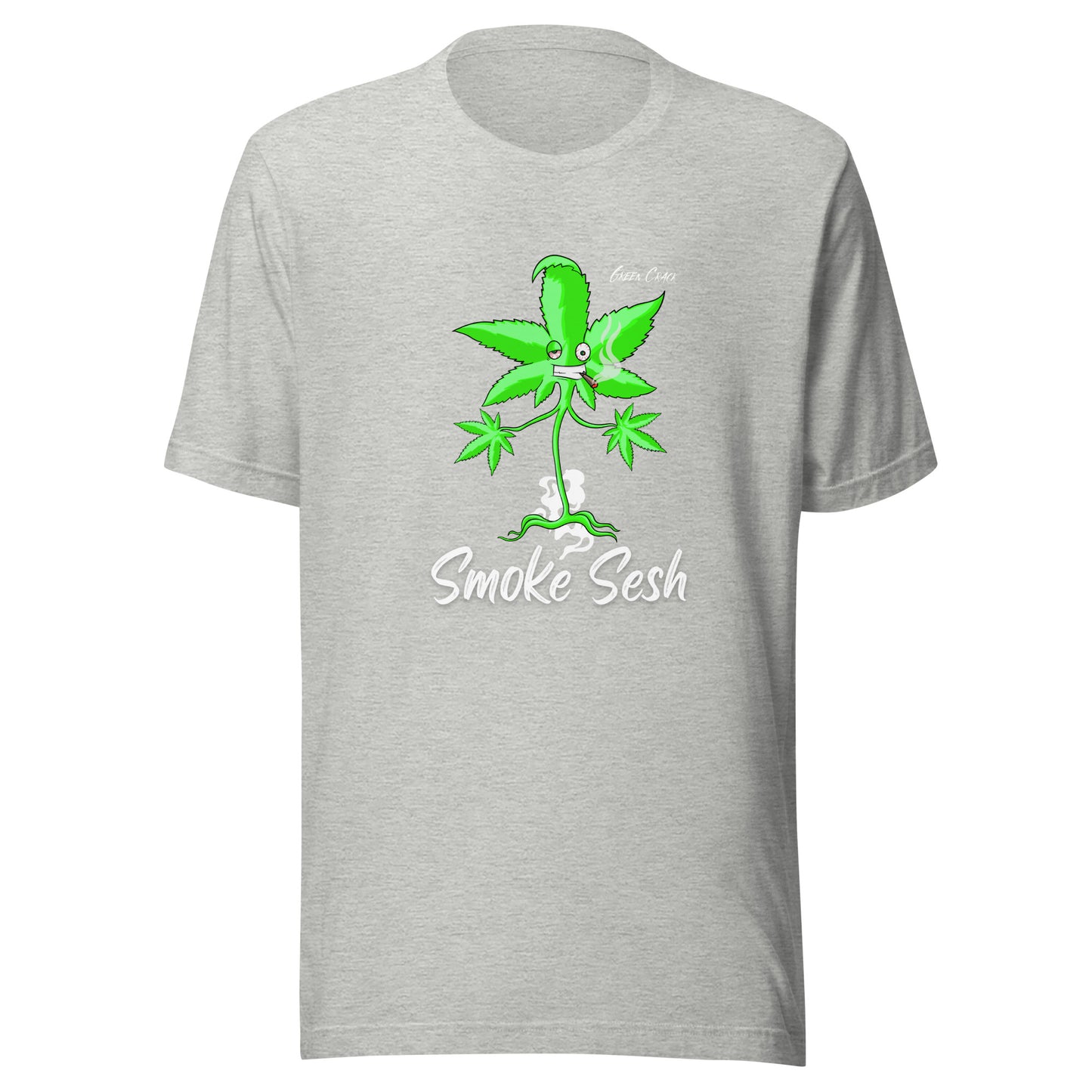 Smoke Sesh Apparel Green Crack Unisex t-shirt