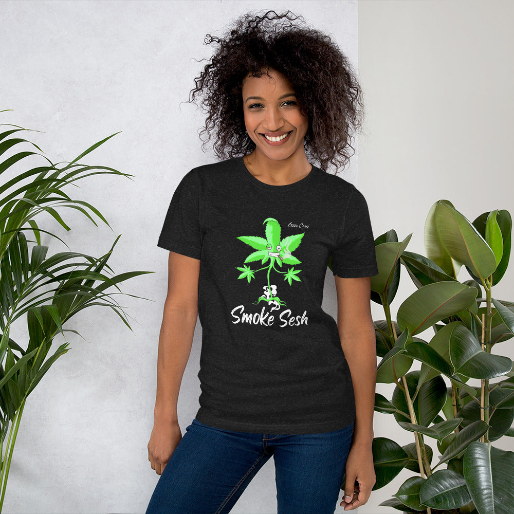 Smoke Sesh Apparel Green Crack Unisex t-shirt