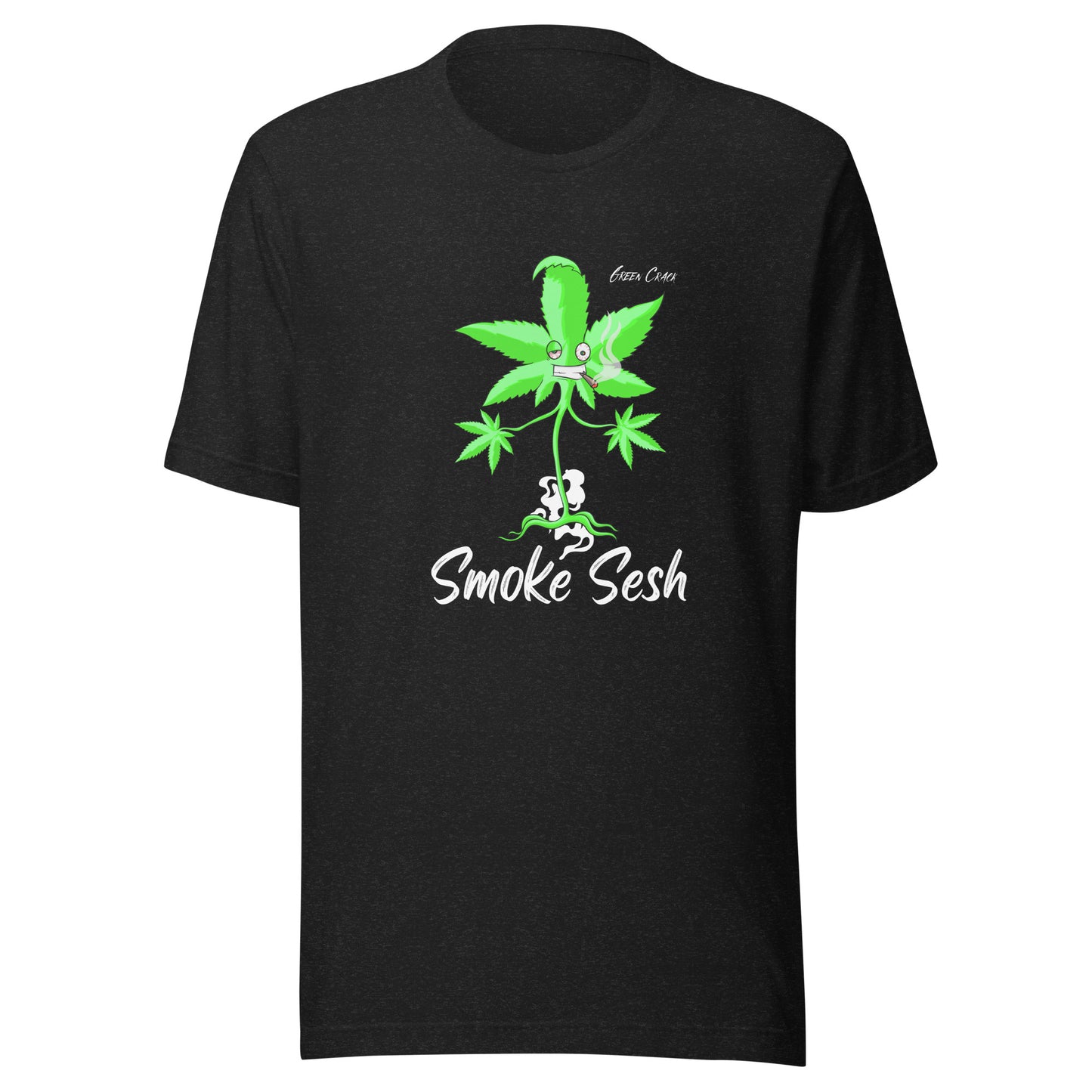 Smoke Sesh Apparel Green Crack Unisex t-shirt