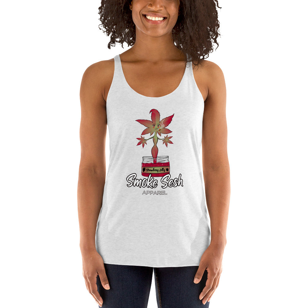 Smoke Sesh Apparel Strawberry Jelly Women's Racerback Tank