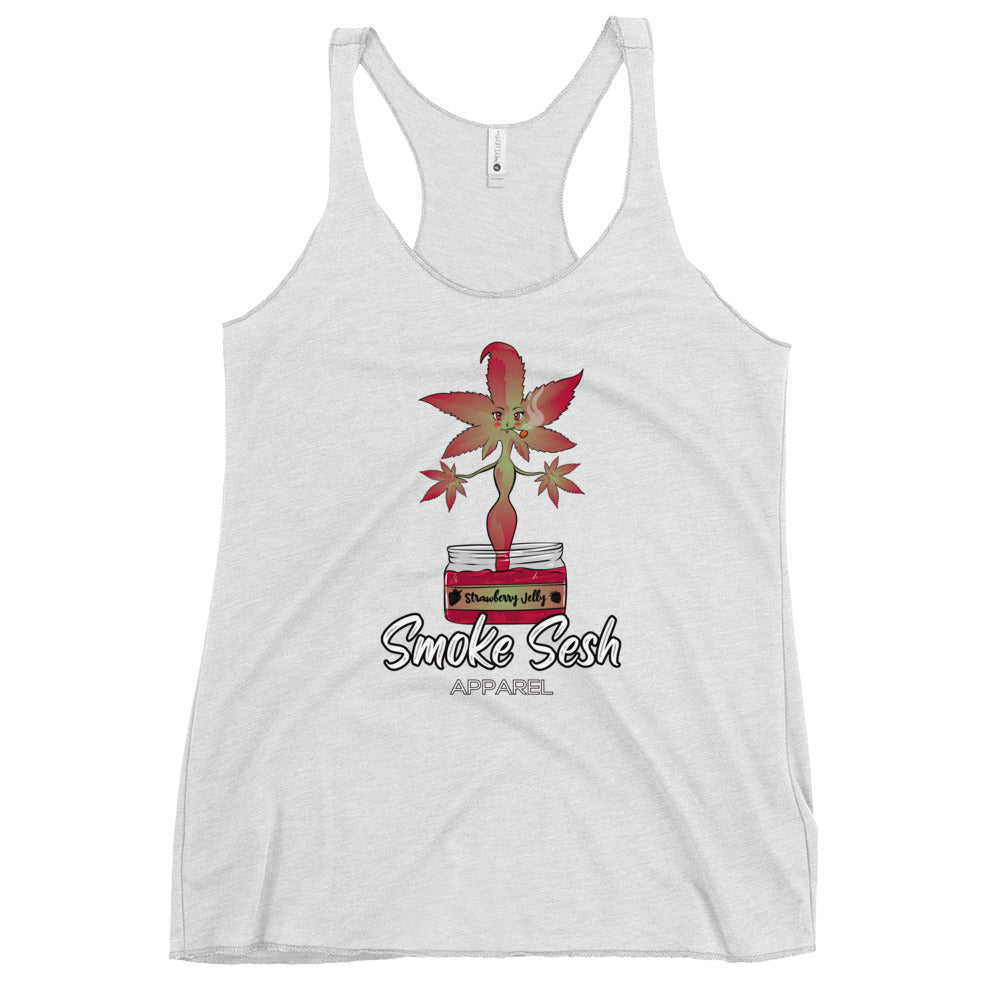 Smoke Sesh Apparel Strawberry Jelly Women's Racerback Tank