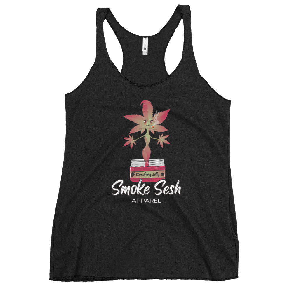 Smoke Sesh Apparel Strawberry Jelly Women's Racerback Tank