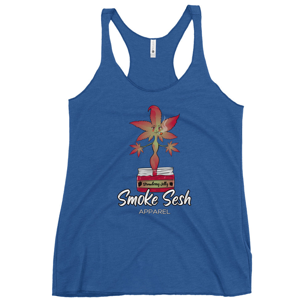 Smoke Sesh Apparel Strawberry Jelly Women's Racerback Tank