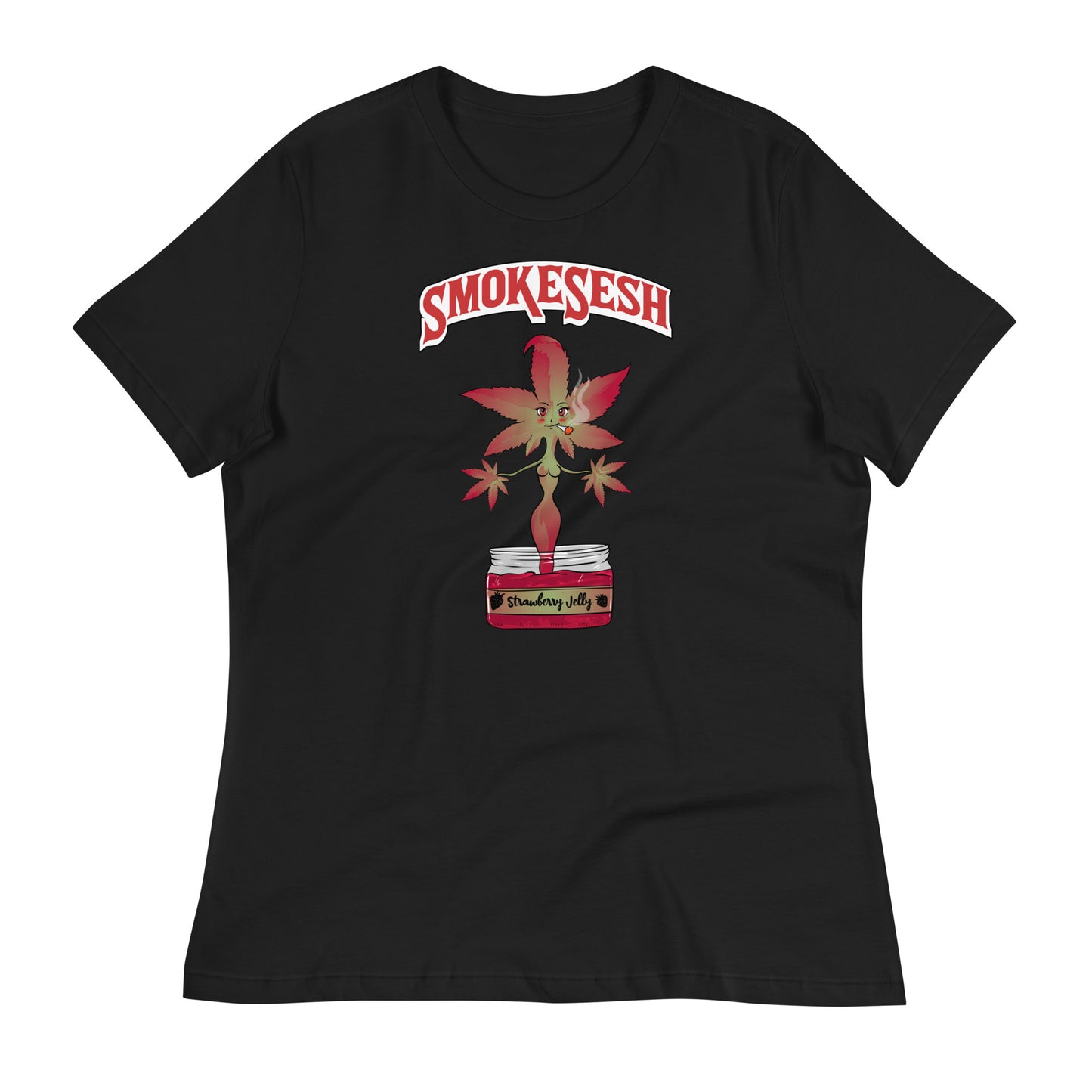 Smoke Seah Apparel Strawberry Jelly Women's Relaxed T-Shirt