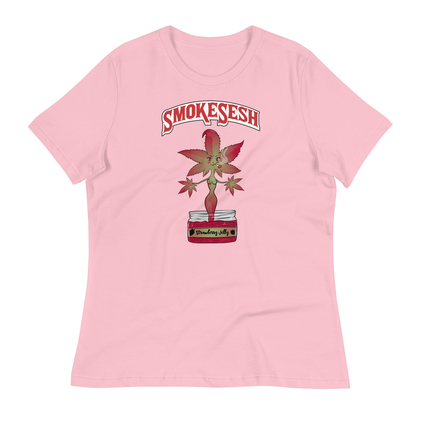 Smoke Seah Apparel Strawberry Jelly Women's Relaxed T-Shirt