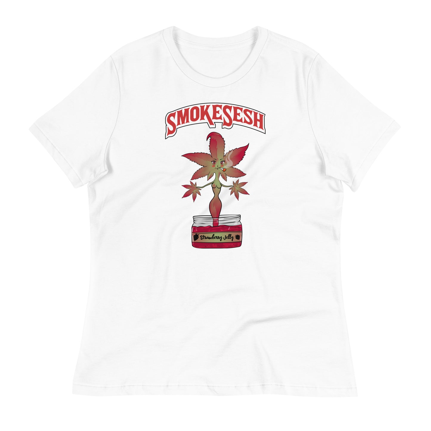 Smoke Seah Apparel Strawberry Jelly Women's Relaxed T-Shirt