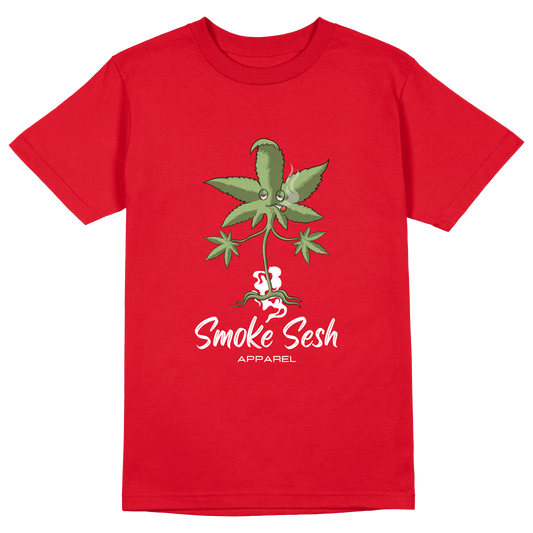 Smoke Sesh Apparel OG logo short sleeve shirt (RED)