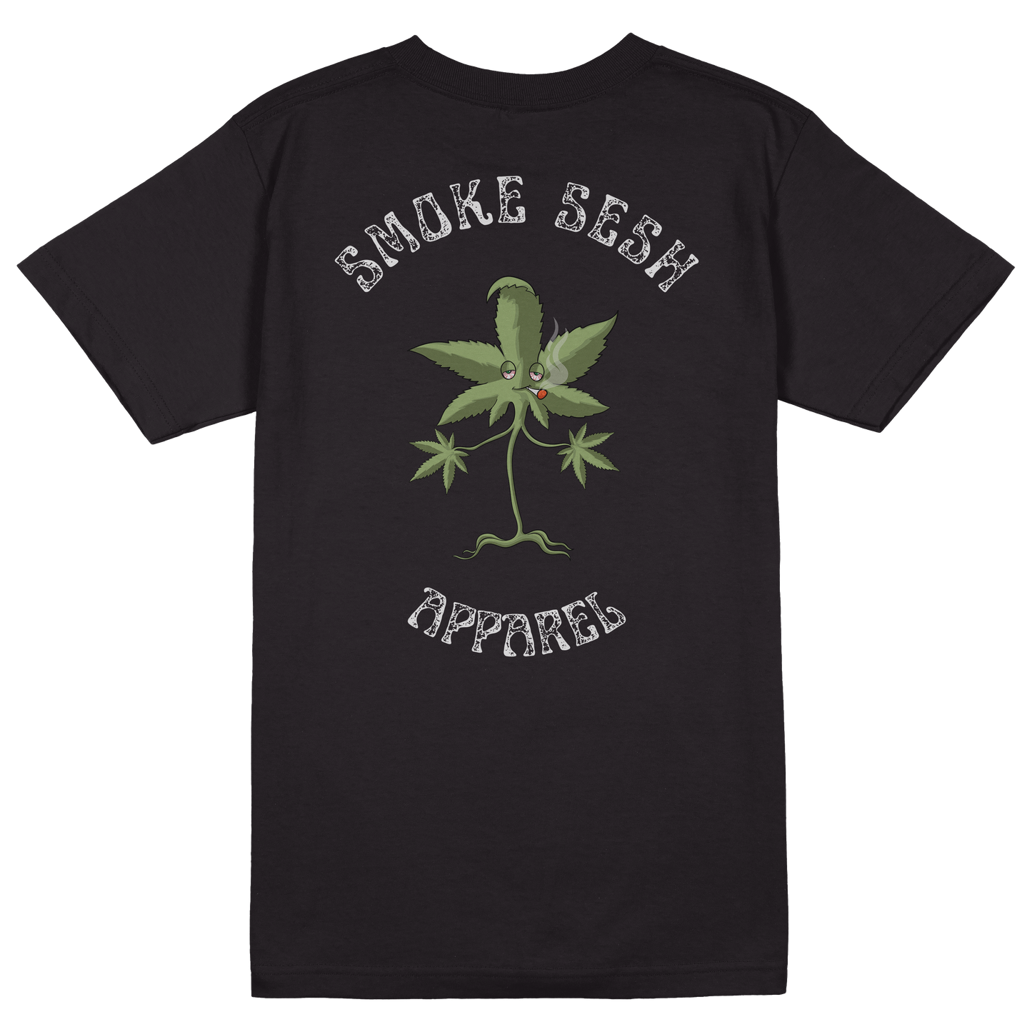 Short Sleeve Smoke Sesh Biker shirt in black