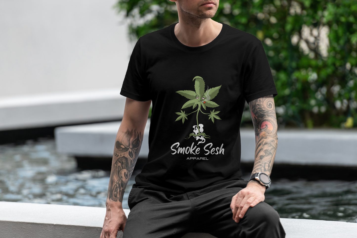 Short sleeve Smoke Sesh Apparel OG logo