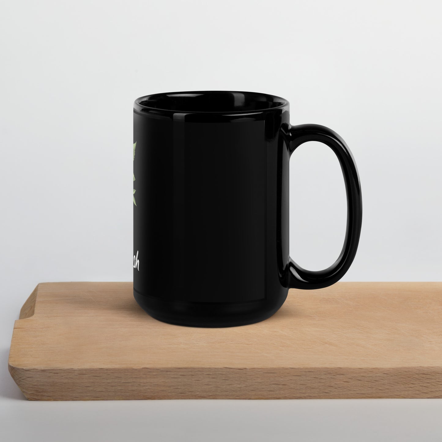 Smoke Sesh Apparel Black Glossy Mug