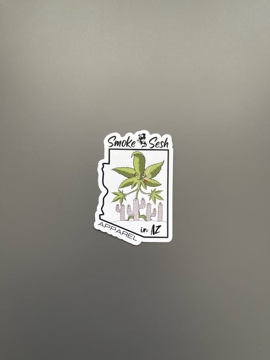 Smoke Sesh in AZ sticker