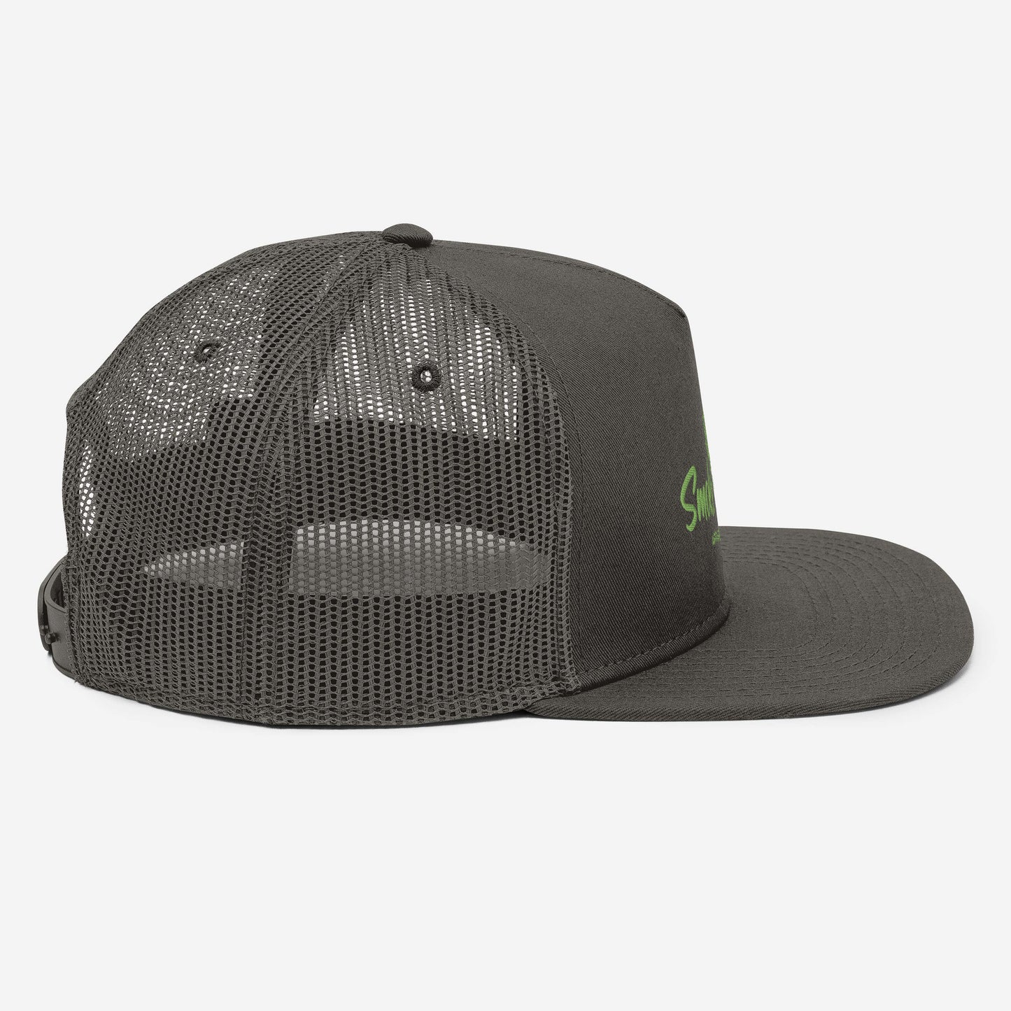 Smoke Sesh Apparel Embroidered Mesh Back Snapback